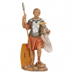 Statuine Presepe: Soldato con scudo ed elmo in mano (359) 19 cm Fontanini