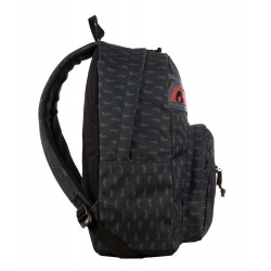 ZAINO INVICTA - OLLIE PACK FACE YAP - Nero Evil - tasca porta pc padded - scuola e tempo libero americano 25 LT