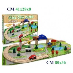PISTA CITTA' IN LEGNO