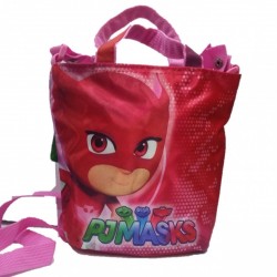 BORSA tracolla SHOPPING BAMBINI PJ MASKS -SUPER PIGIAMINI GIRL GUFETTA