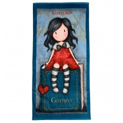 Santoro Gorjuss telo mare colore blu - 75x150cm