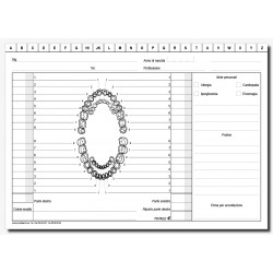 Schede Odontoiatriche 17x24cm 100pz