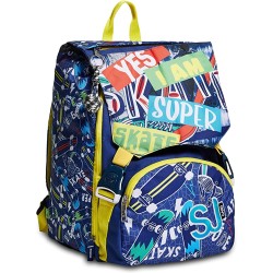 Zaino Sdoppiabile Blu SJ Boy Seven  ZAINO ESTENSIBILE BIG - FUNNY ADVENTURE BOY