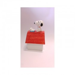 Salvadanaio SNOOPY a forma di casetta in ceramica