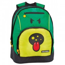 Zaino scuola americano Organizzato Smiley World verde