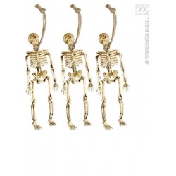 Decorazione da appendere 3 scheletri Halloween